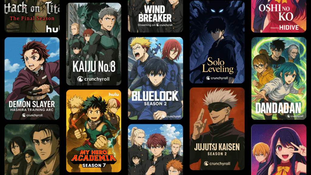 top 10 modern anime series